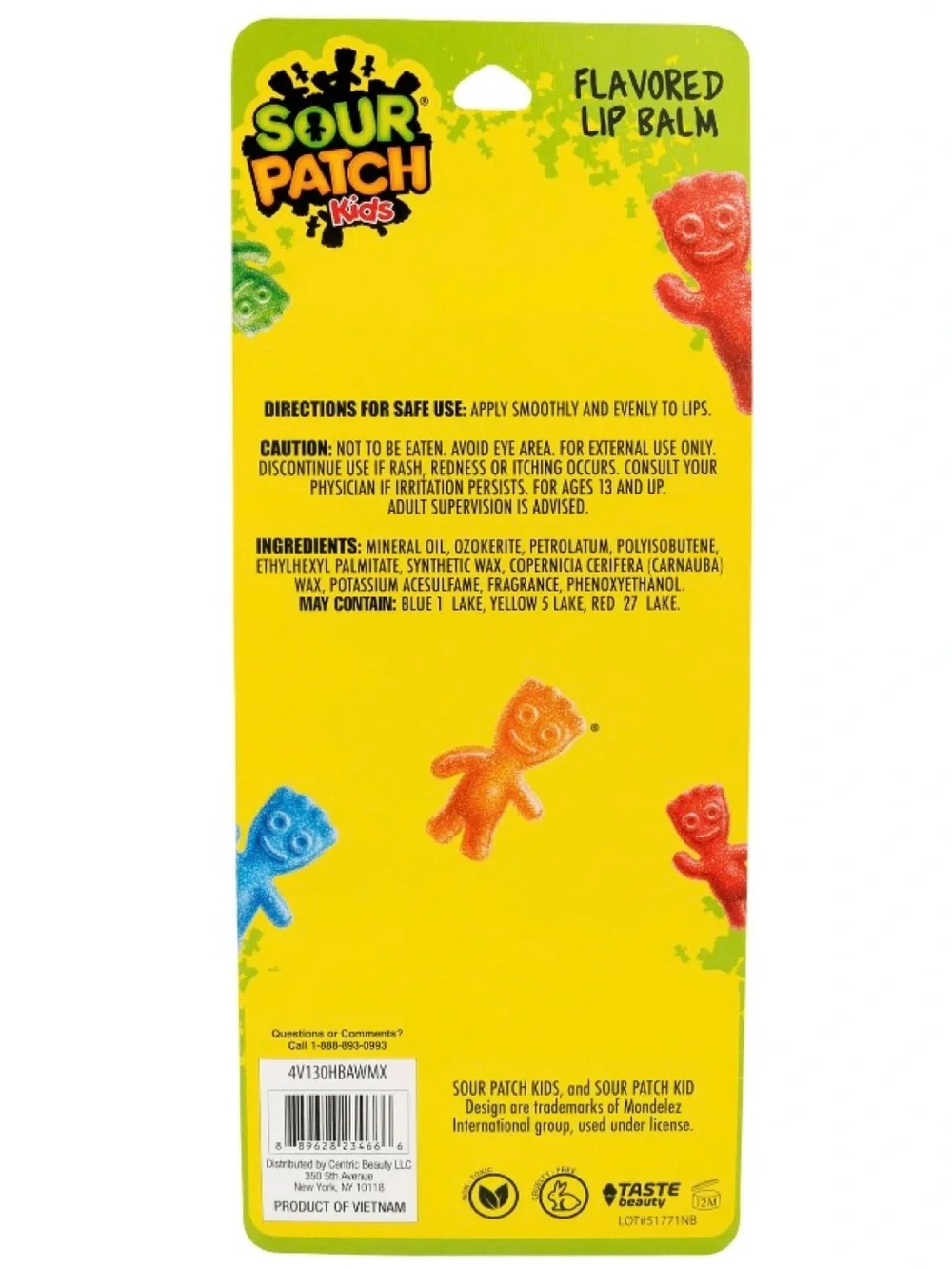 Sour Patch Kids Lip Balm, 8 Pack (NWT)